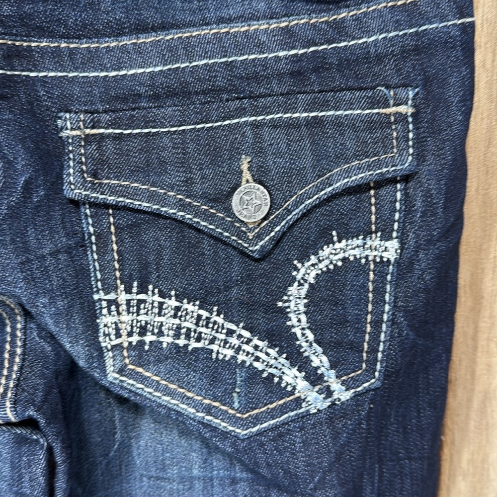 Vanilla Star Jeans Deep Indigo Straight Leg Size 9 - Picture 11 of 15